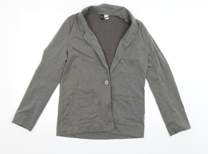 Divided Womens Grey   Jacket Blazer Size 8
