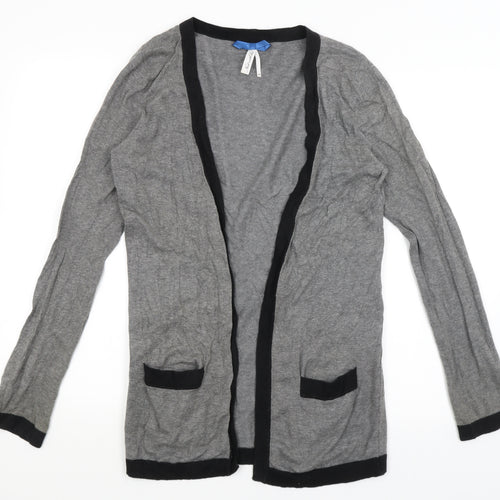 NEXT Womens Grey   Wrap Jumper Size 10