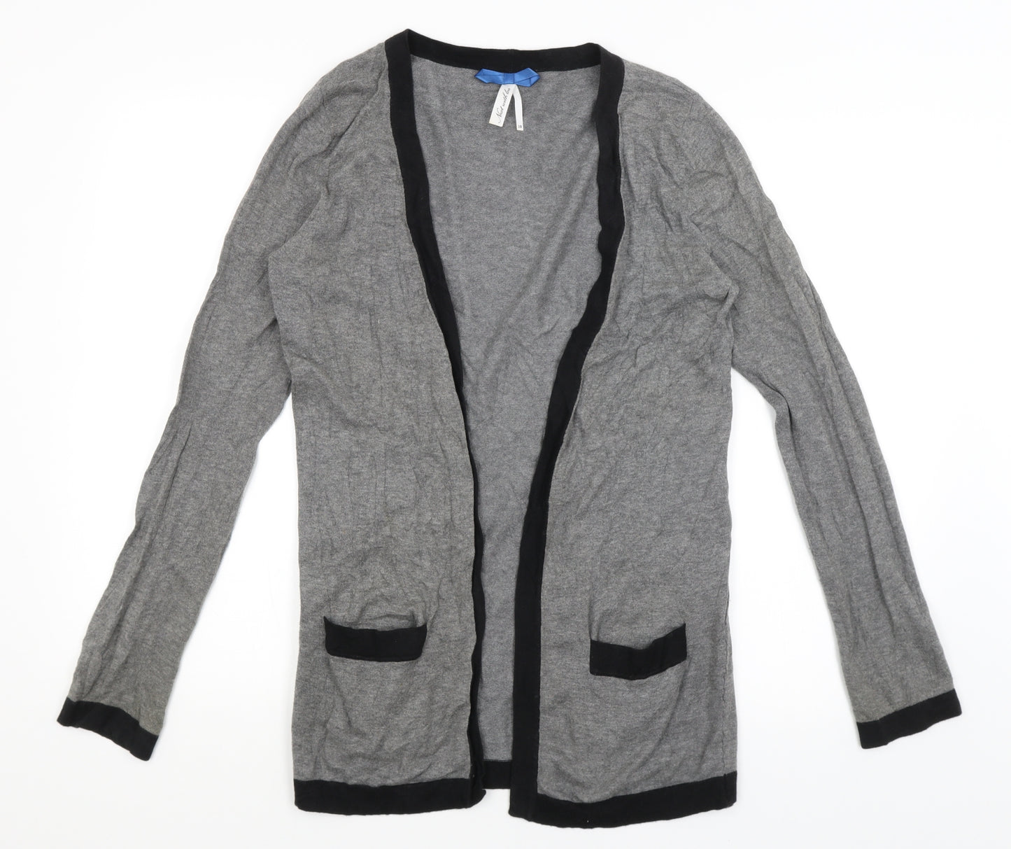 NEXT Womens Grey   Wrap Jumper Size 10