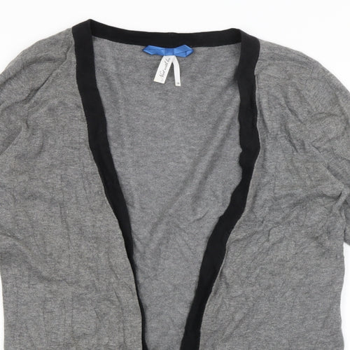 NEXT Womens Grey   Wrap Jumper Size 10