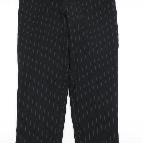 TU Womens Black Striped  Dress Pants Trousers Size 8 L28.5 in