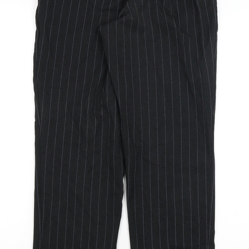TU Womens Black Striped  Dress Pants Trousers Size 8 L28.5 in