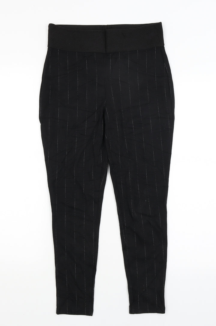 M&S Womens Black Capri Leggings Size 10 L23 in