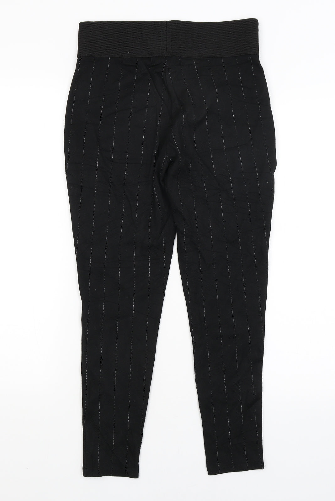 M&S Womens Black   Capri Leggings Size 10 L23 in