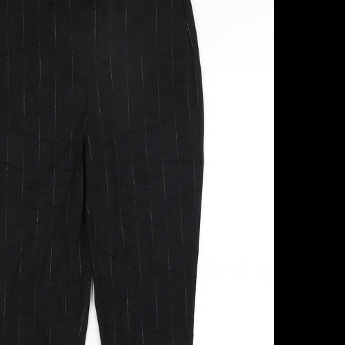 M&S Womens Black   Capri Leggings Size 10 L23 in