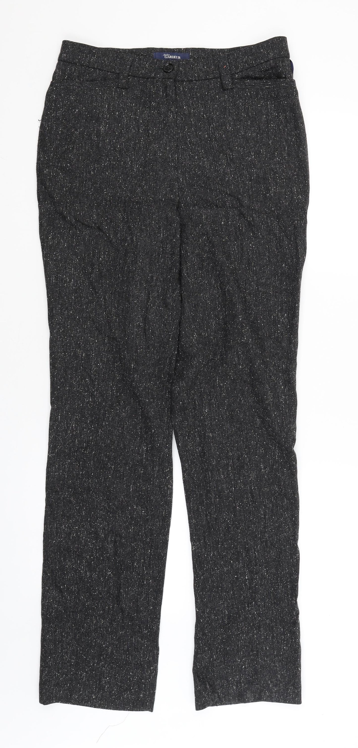 Atelier Gardeur Womens Grey   Trousers  Size 10 L31 in