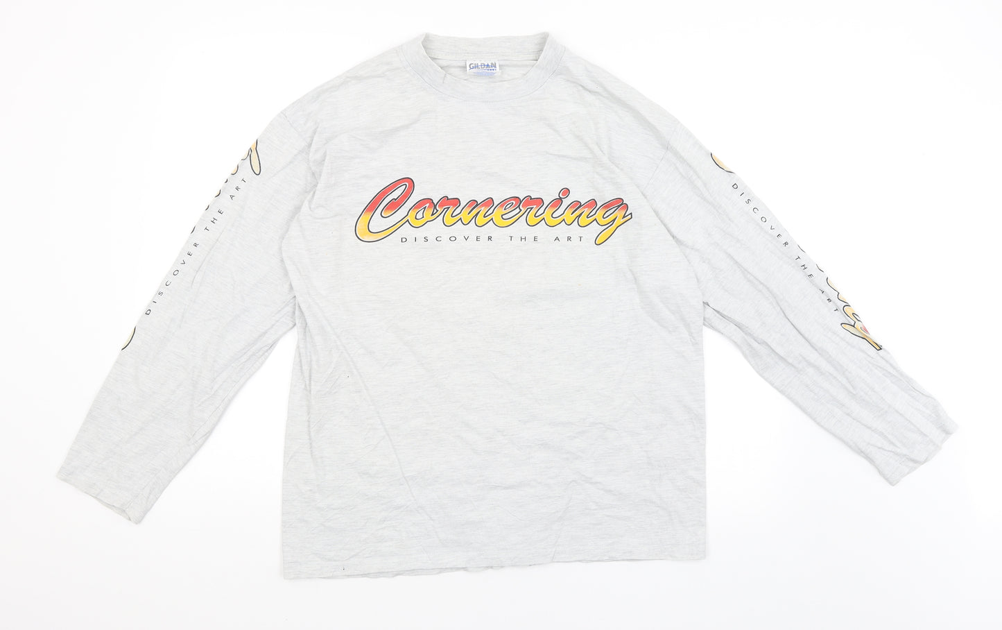 Gildan Mens Grey    T-Shirt Size L  - California Bikes