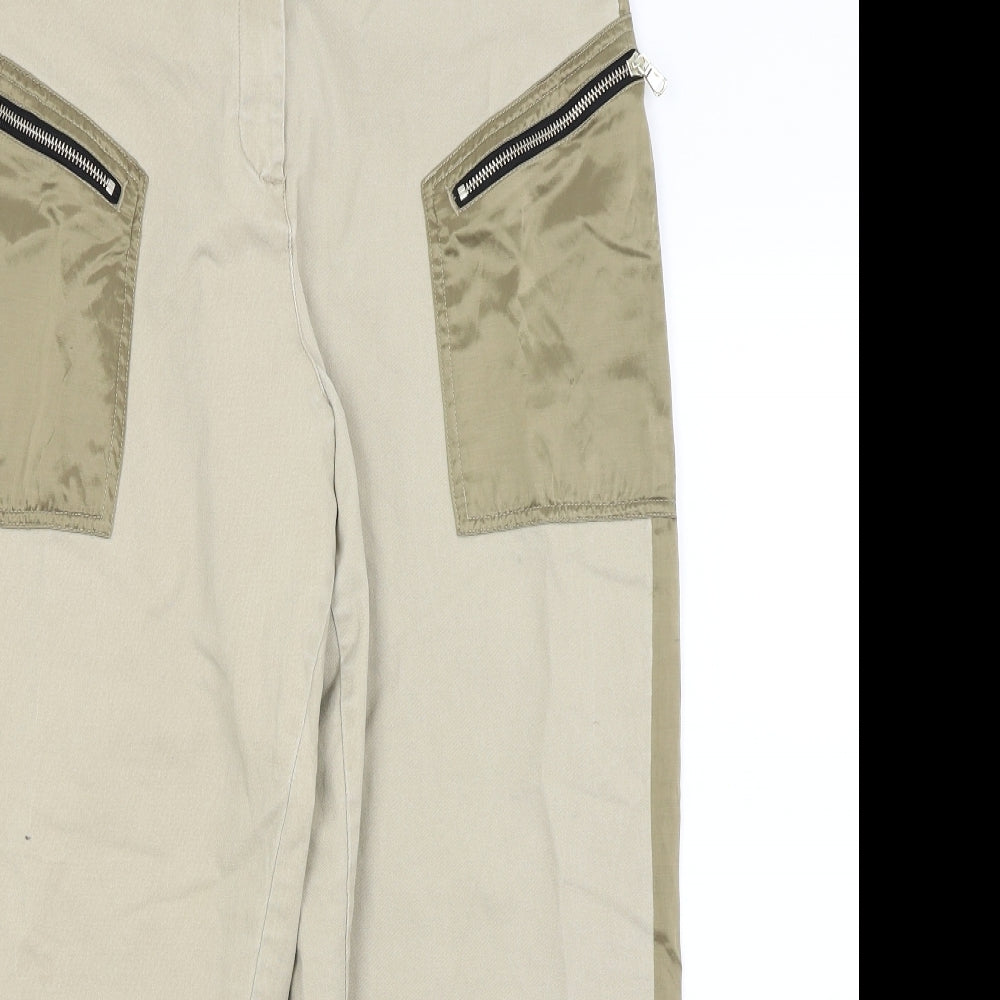 River Island Womens Beige   Trousers  Size 16 L26 in