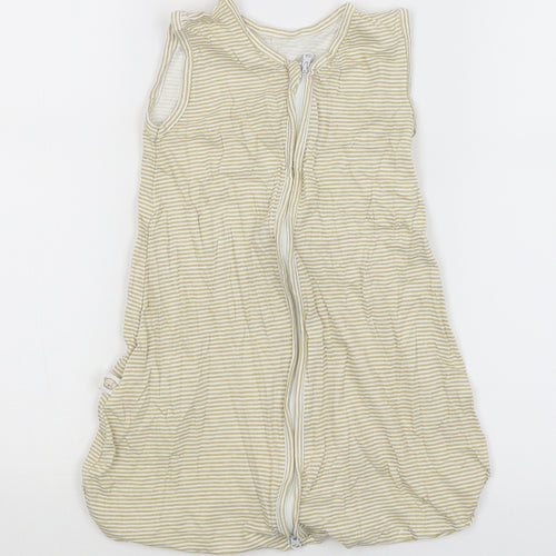 Cleva Mama Baby White Striped  Babygrow One-Piece Size 0-3 Months