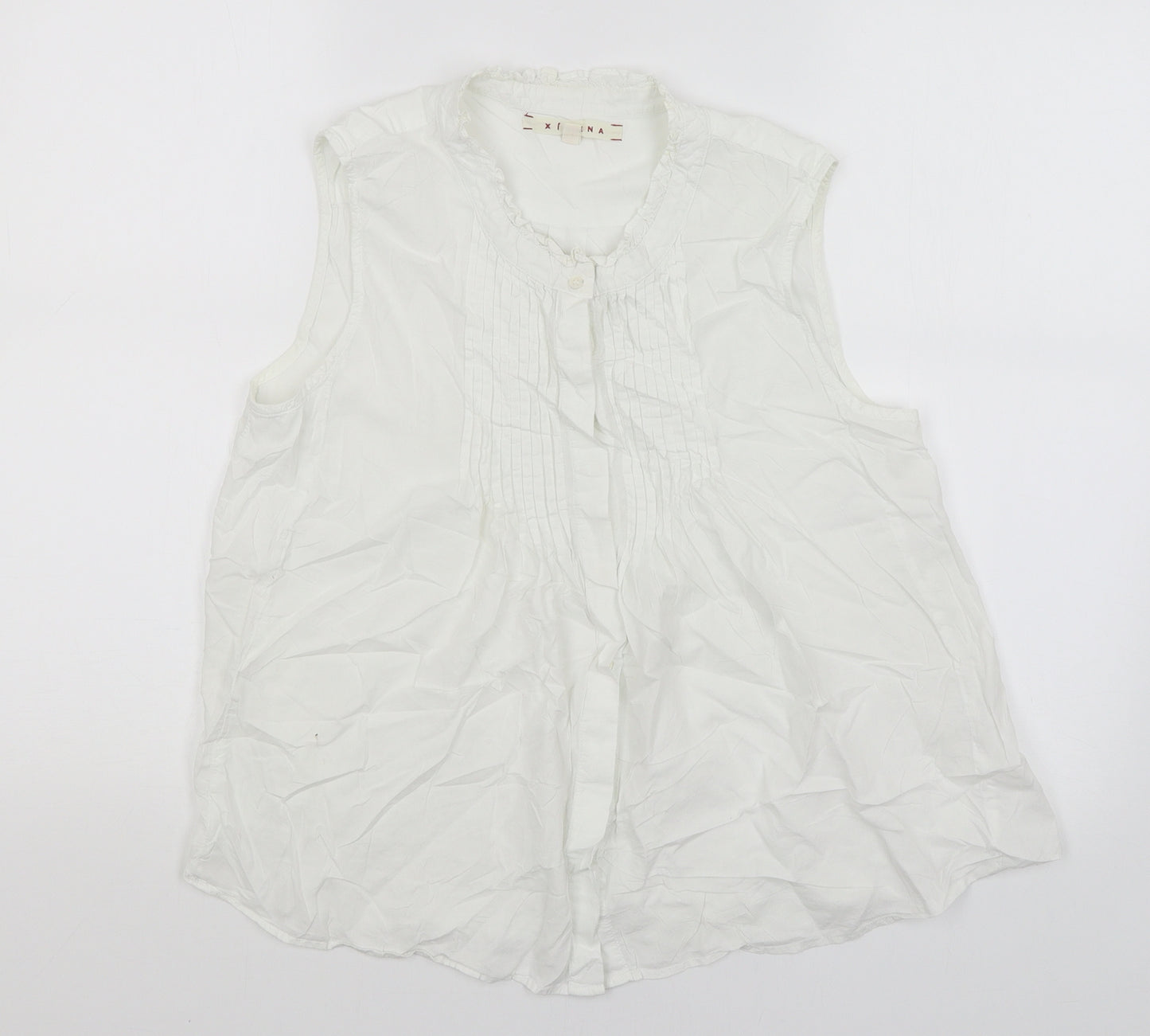 Xirena Womens White   Basic Blouse Size S
