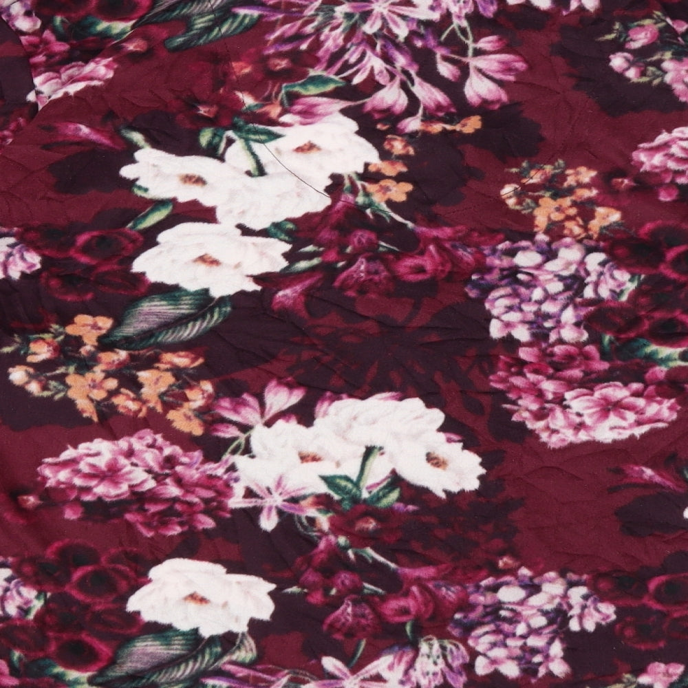 NEXT Womens Purple Floral  Top Pyjama Top Size L