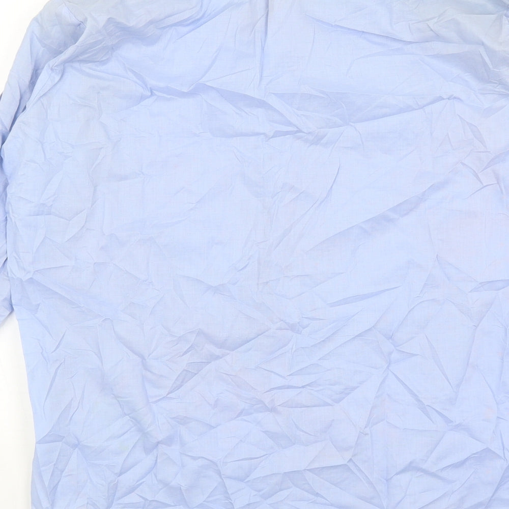 Rael Brook Mens Blue    Dress Shirt Size 15