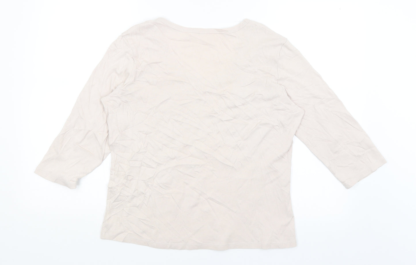 M&S Womens Pink   Basic T-Shirt Size 16
