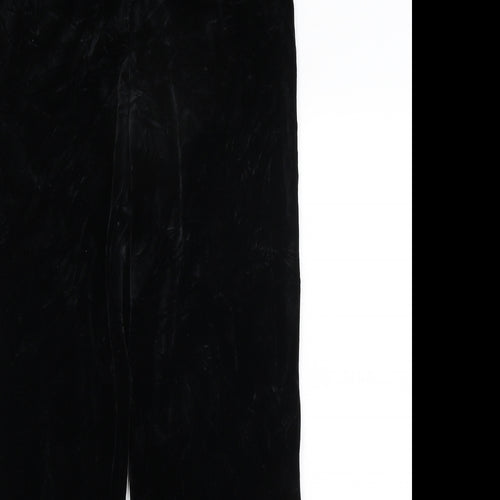 M&S Womens Black   Trousers  Size 12 L29 in