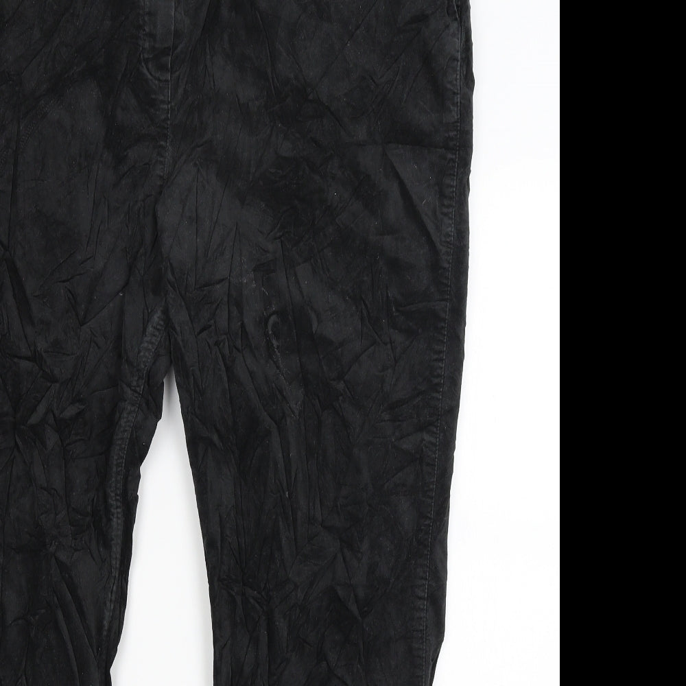 M&S Womens Black   Straight Jeans Size 22 L28 in