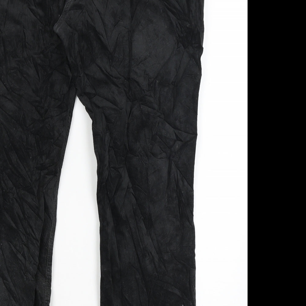 M&S Womens Black   Straight Jeans Size 22 L28 in