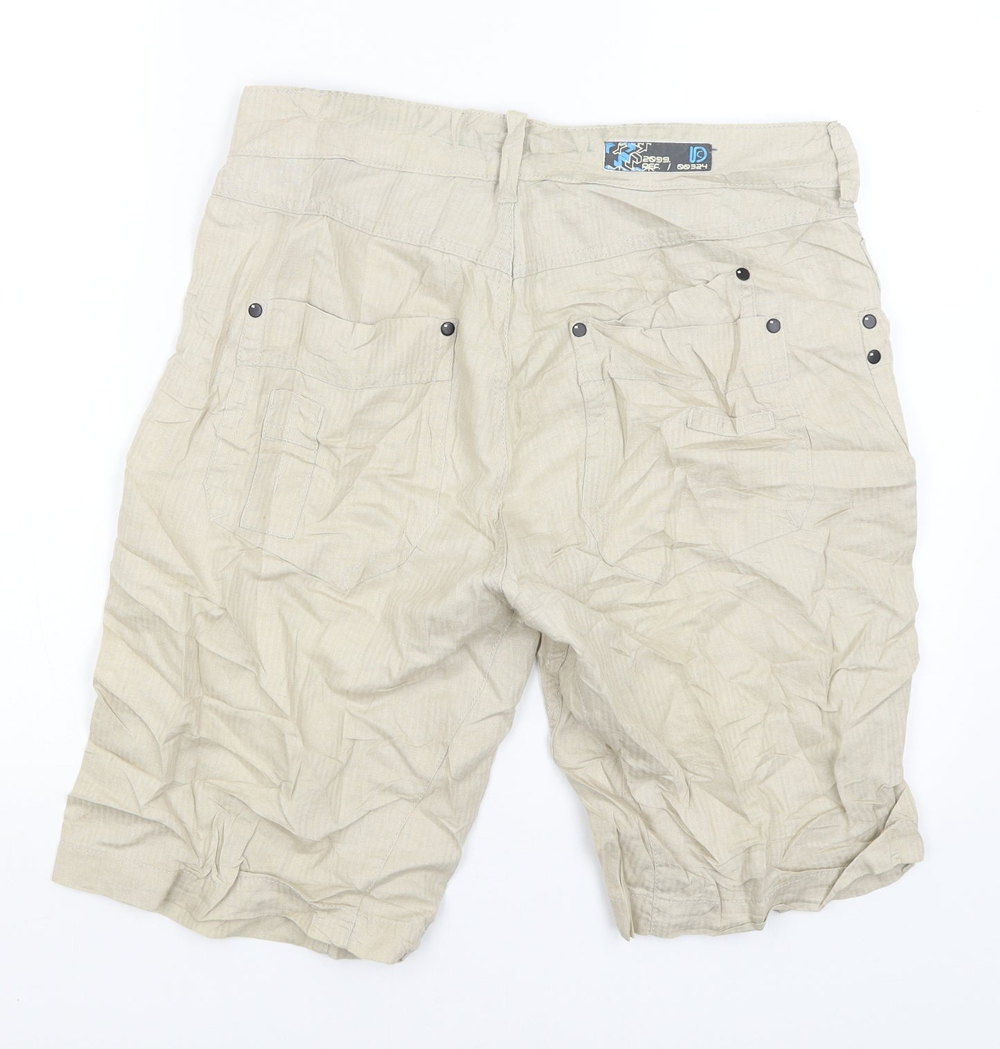 River Island Mens Beige   Bermuda Shorts Size 30 in