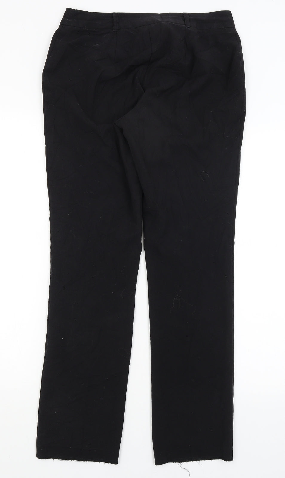 Papaya Womens Black   Trousers  Size 8 L29 in