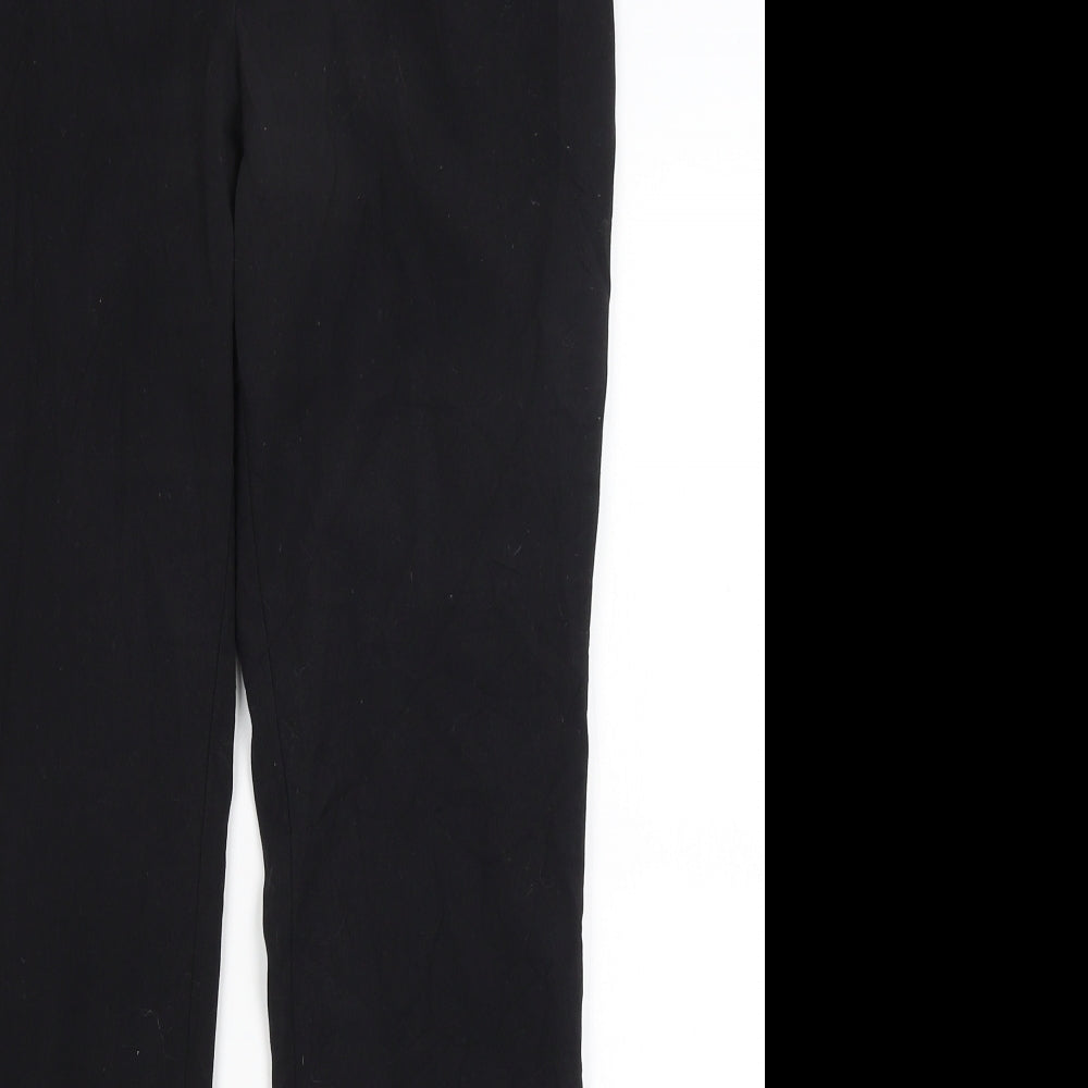Papaya Womens Black   Trousers  Size 8 L29 in