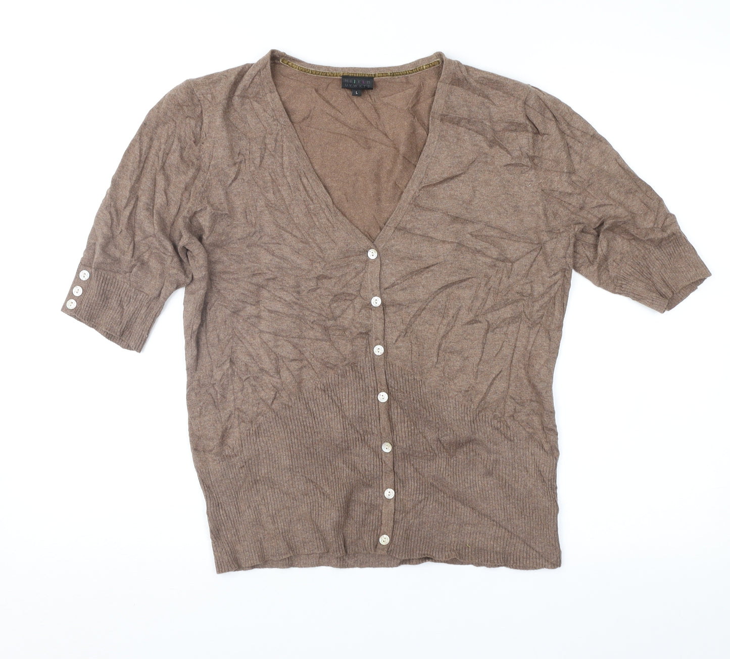 John Lewis Womens Brown   Cardigan Jumper Size L