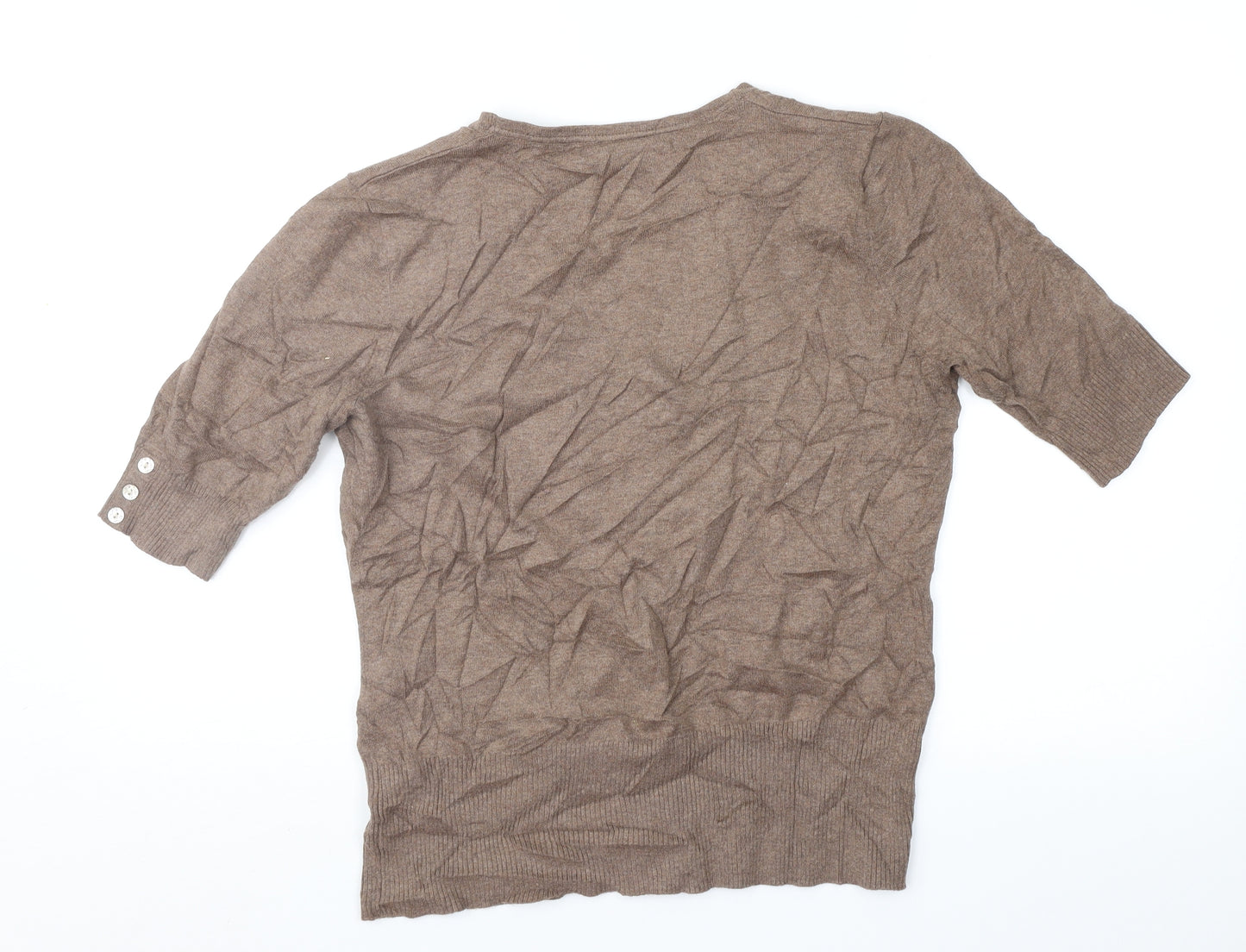 John Lewis Womens Brown   Cardigan Jumper Size L