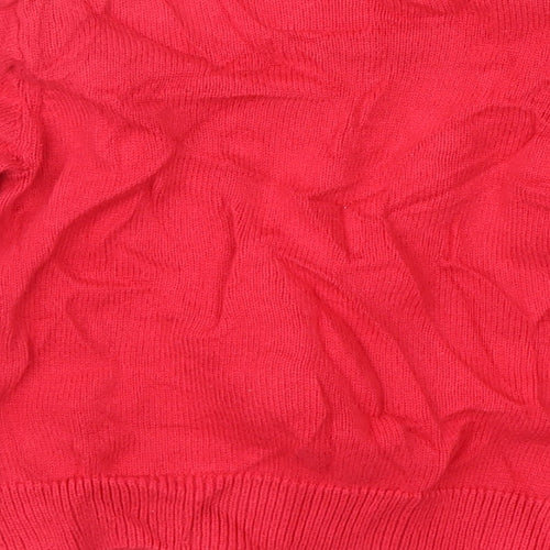 Mothercare Baby Red Fair Isle  Pullover Jumper Size 12-18 Months  - Xmas