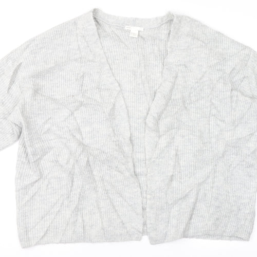 H&M Womens Grey   Cardigan Jumper Size S