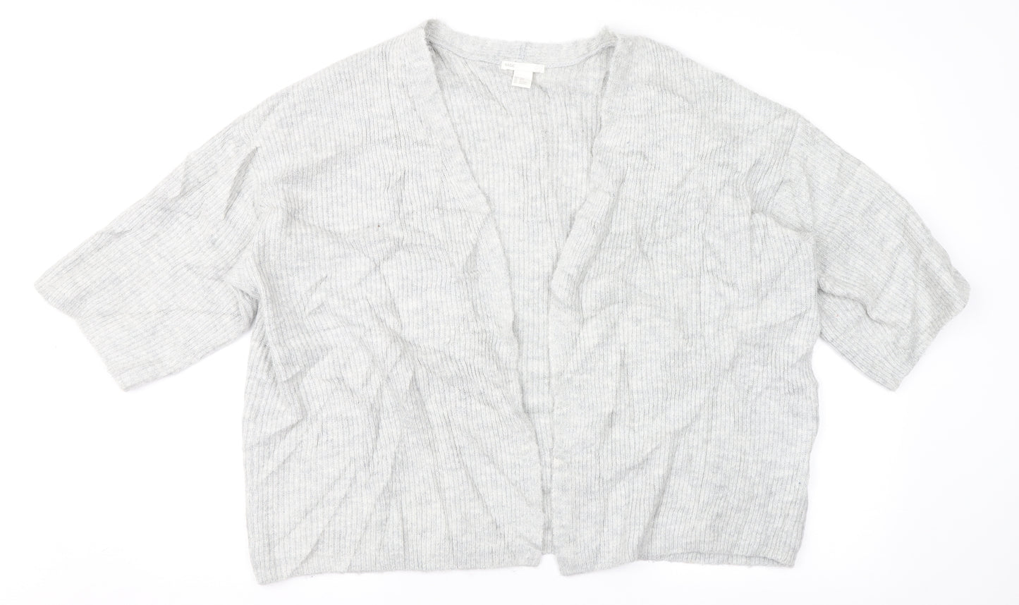 H&M Womens Grey   Cardigan Jumper Size S