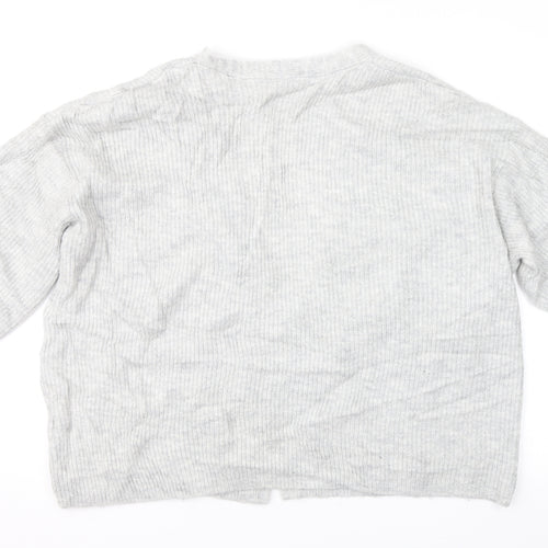 H&M Womens Grey   Cardigan Jumper Size S