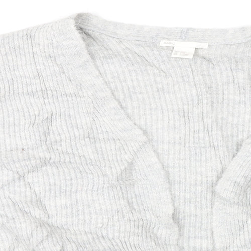 H&M Womens Grey   Cardigan Jumper Size S