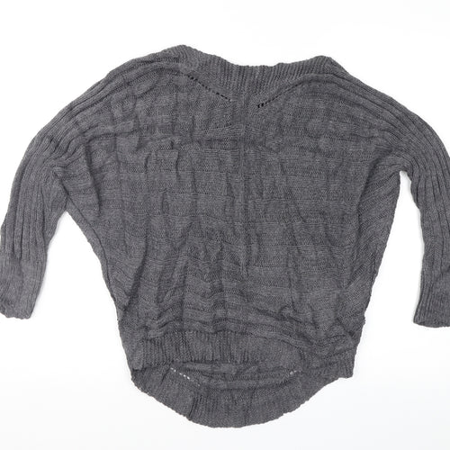 New Look Womens Grey   Pullover Jumper Size M