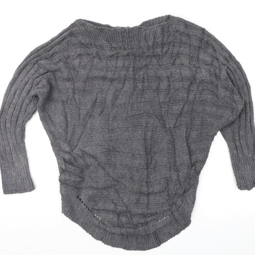 New Look Womens Grey   Pullover Jumper Size M