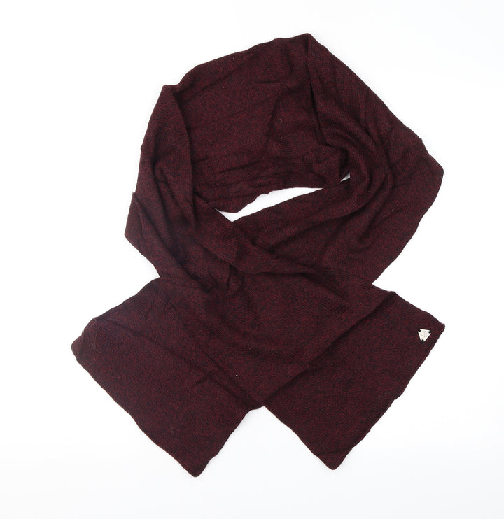 Twisted Soul Unisex Red Rectangle Scarf Scarf Size Regular