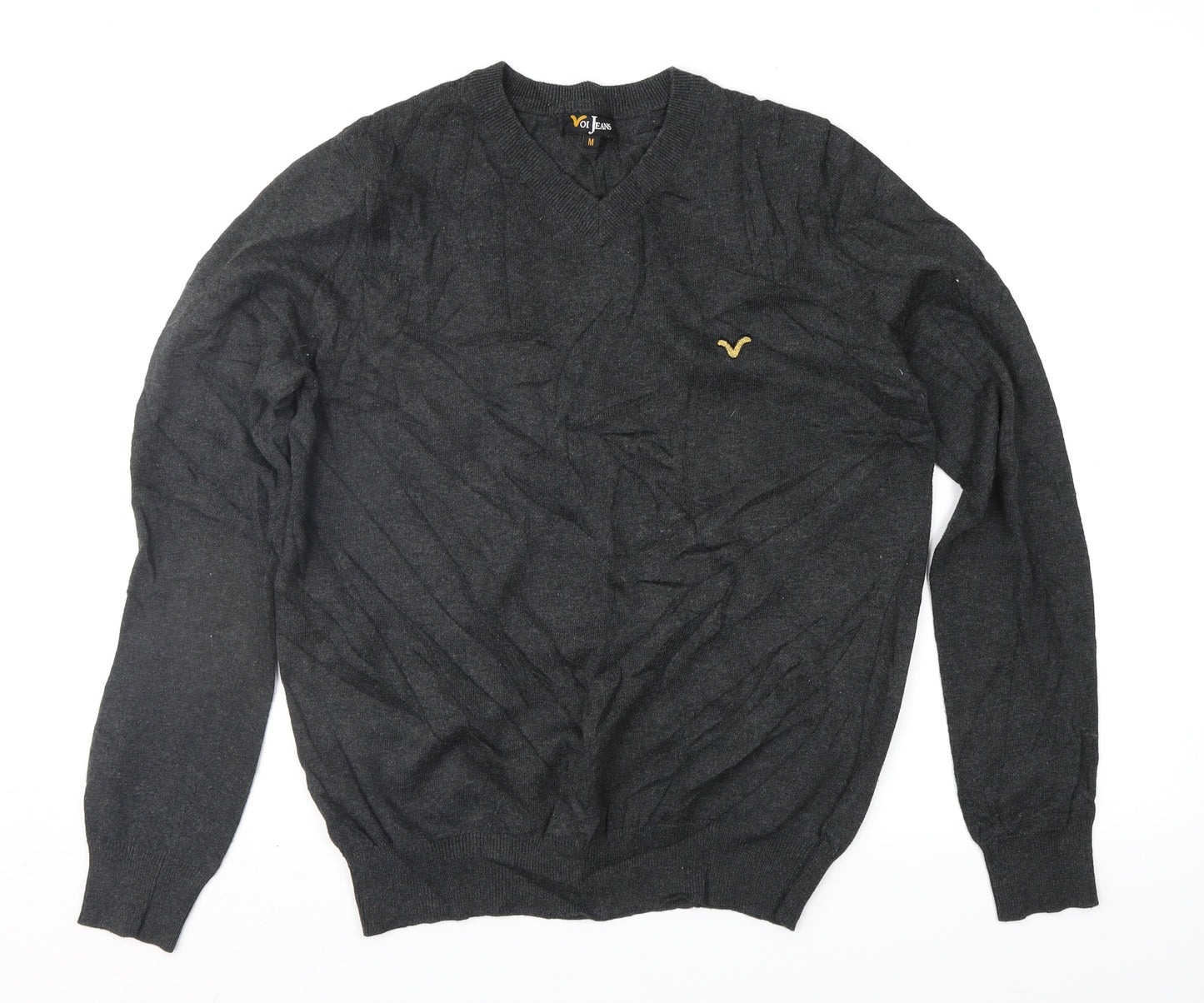 Voi Jeans Mens Grey   Pullover Jumper Size M