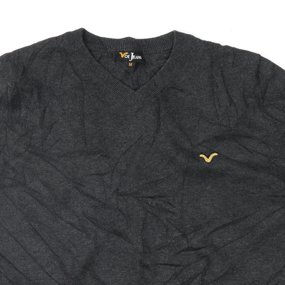 Voi Jeans Mens Grey   Pullover Jumper Size M