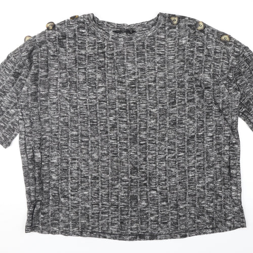 F&F Womens Grey   Pullover Jumper Size 14