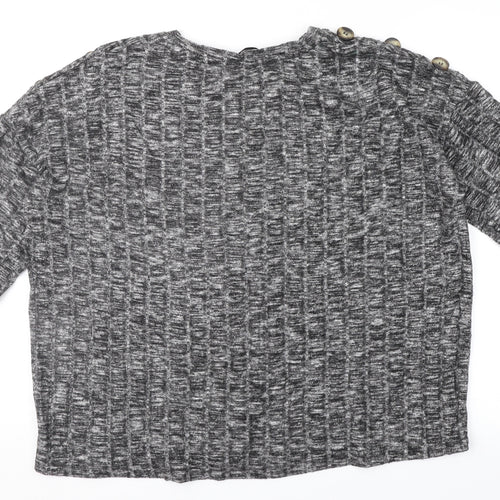 F&F Womens Grey   Pullover Jumper Size 14