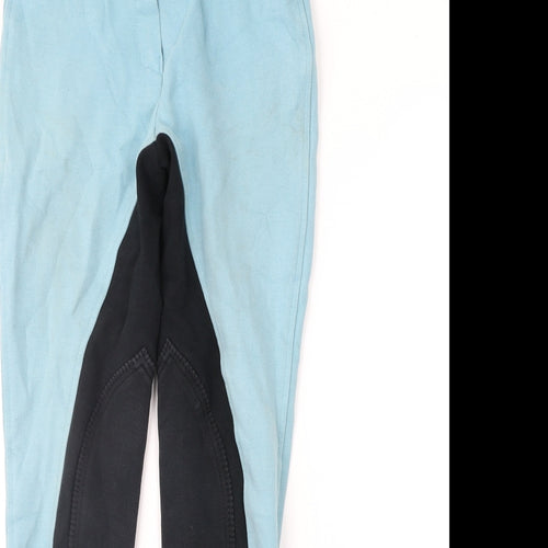 Harry Hall Womens Blue Geometric  Trousers  Size 24 in L26 in - Jodhpurs