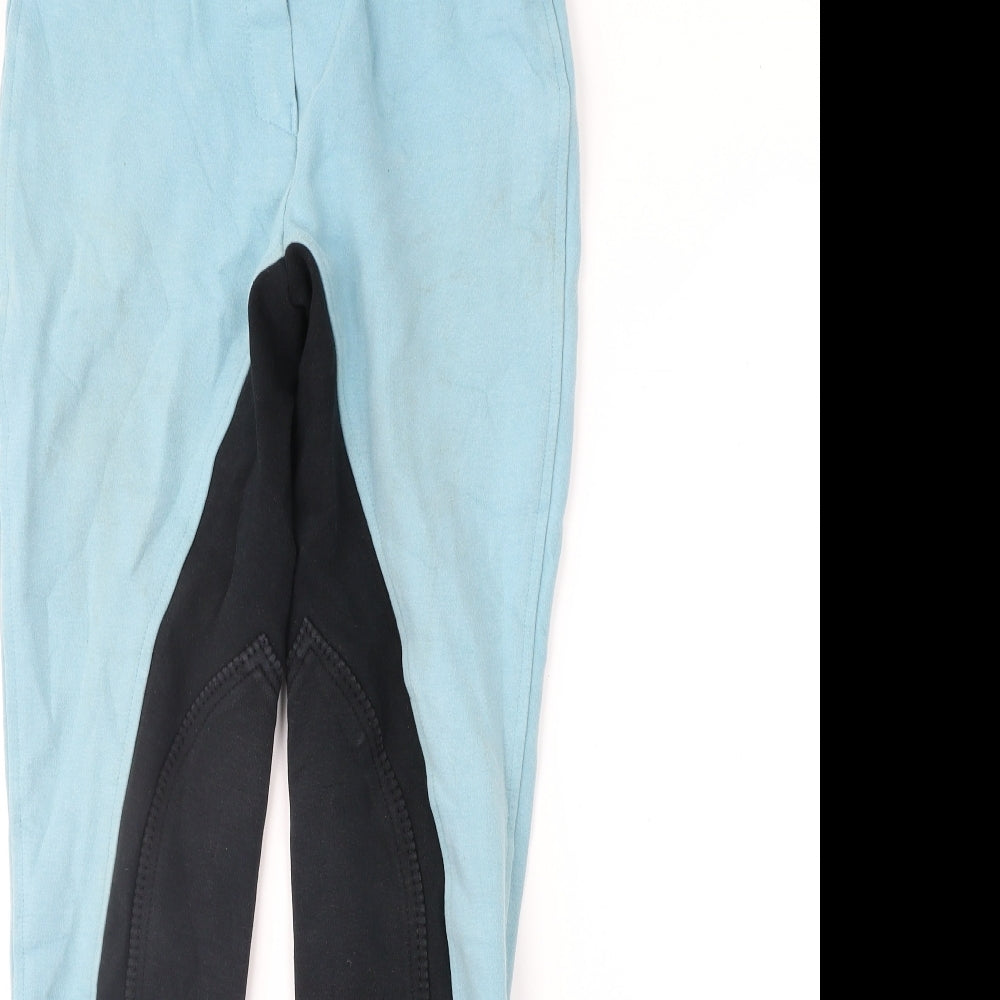 Harry Hall Womens Blue Geometric  Trousers  Size 24 in L26 in - Jodhpurs