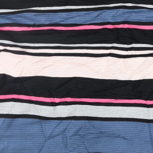 Divided Womens Multicoloured Striped  Pullover Jumper Size M