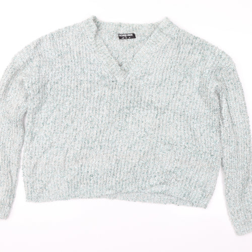 Fashion Union Womens Green   Pullover Jumper Size 8