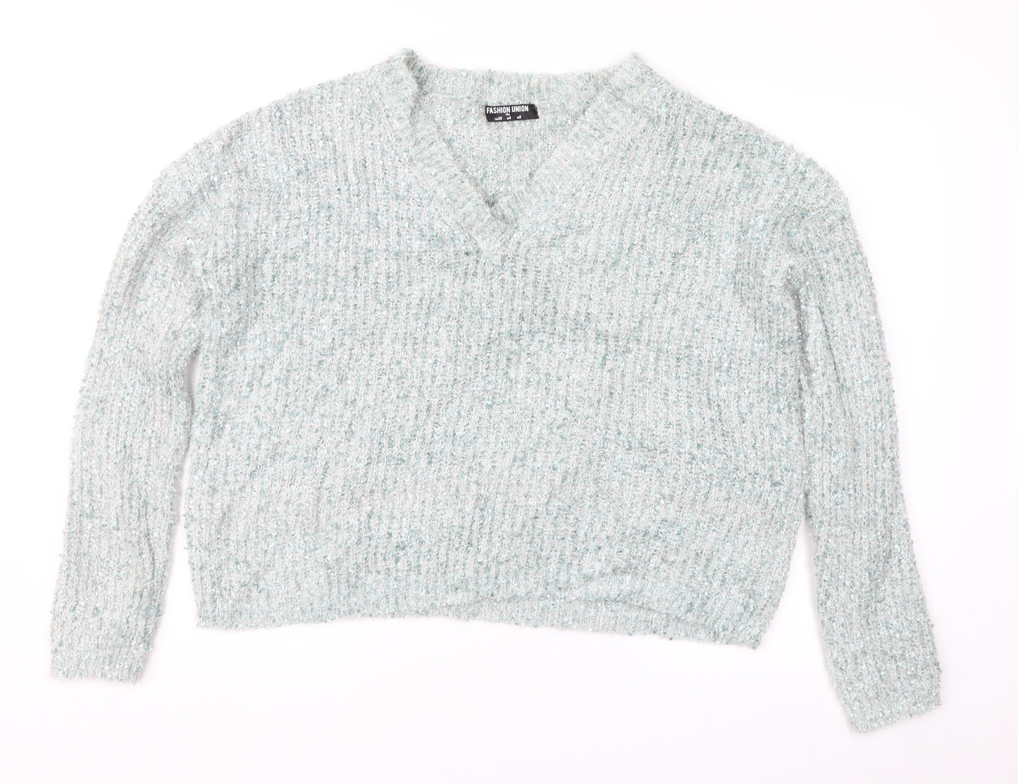 Fashion Union Womens Green   Pullover Jumper Size 8