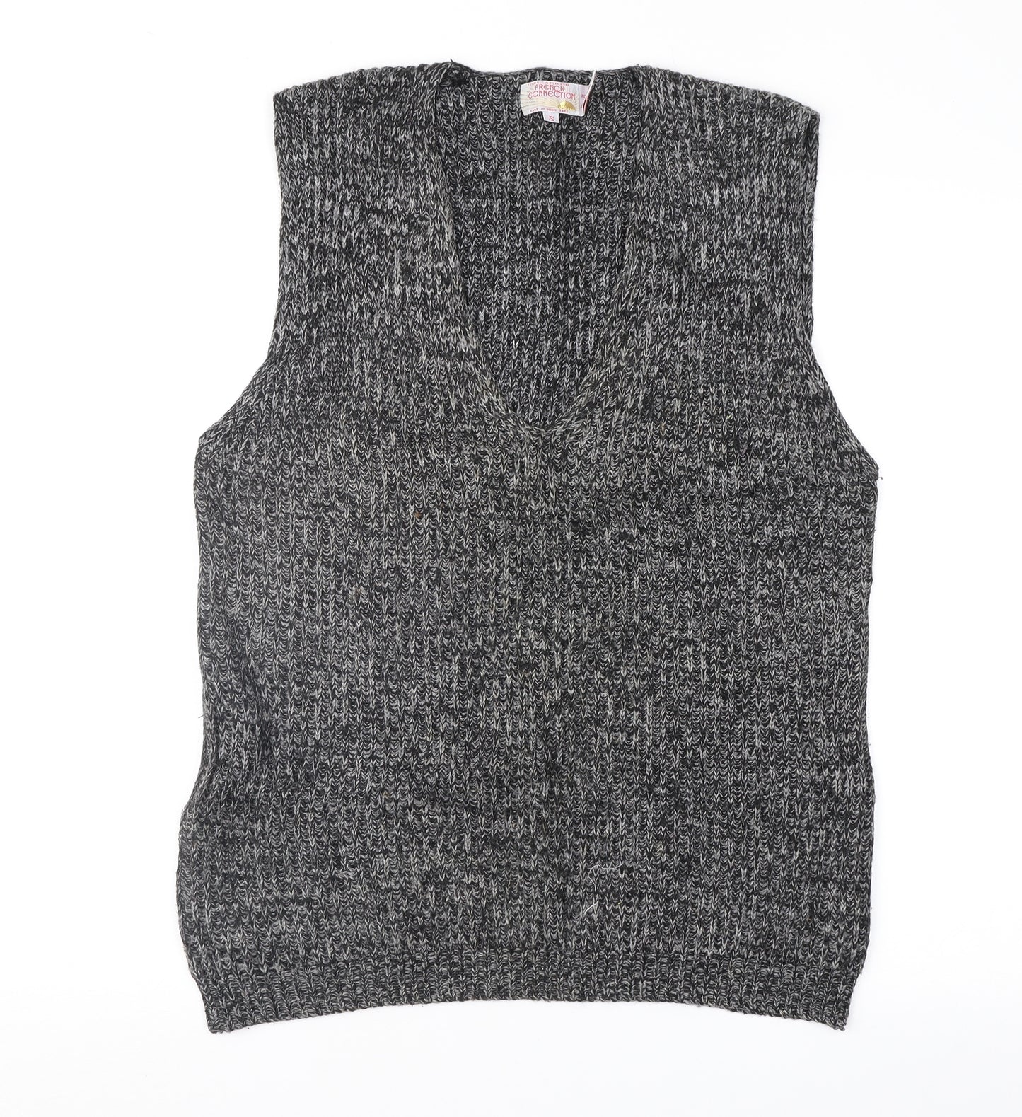 French Connection Mens Grey   Vest Jumper Size S