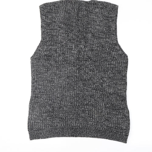 French Connection Mens Grey   Vest Jumper Size S