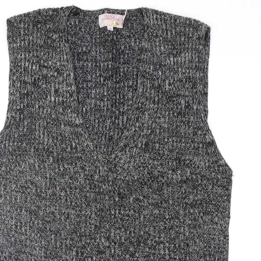 French Connection Mens Grey   Vest Jumper Size S