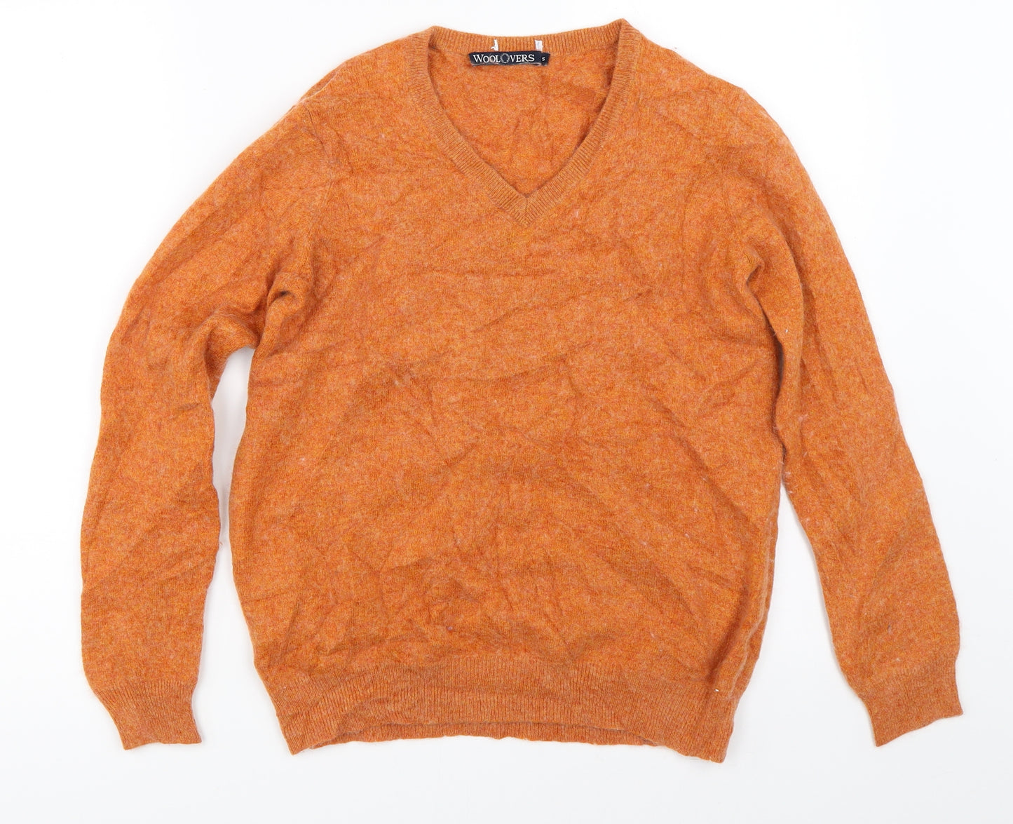 Woolovers Womens Orange   Pullover Jumper Size S