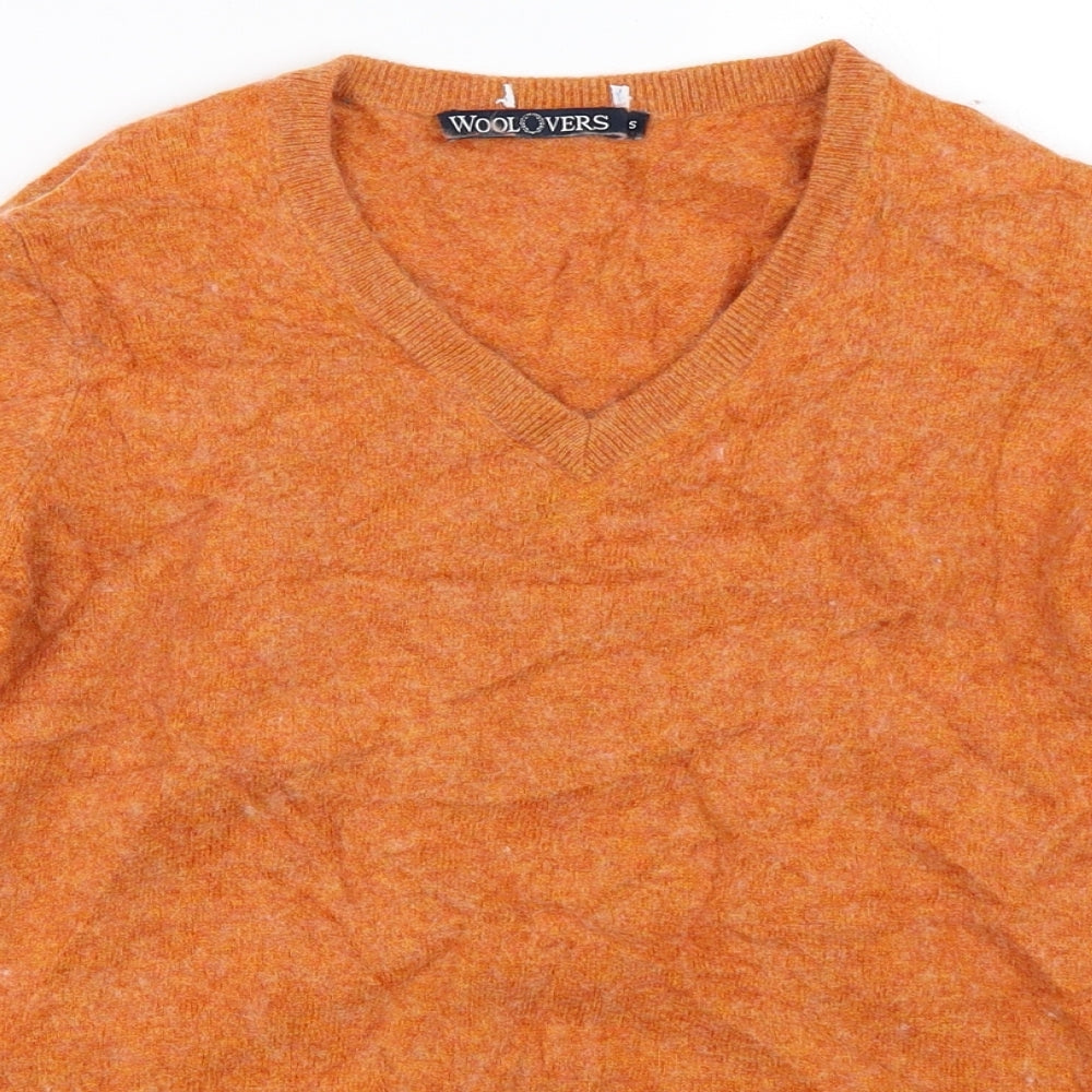 Woolovers Womens Orange   Pullover Jumper Size S