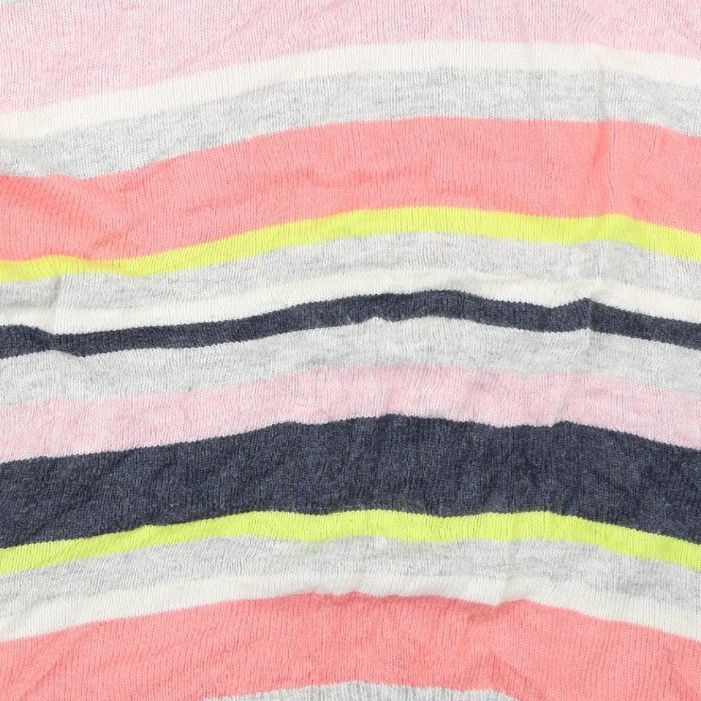 George Womens Grey Striped  Pullover Jumper Size 14