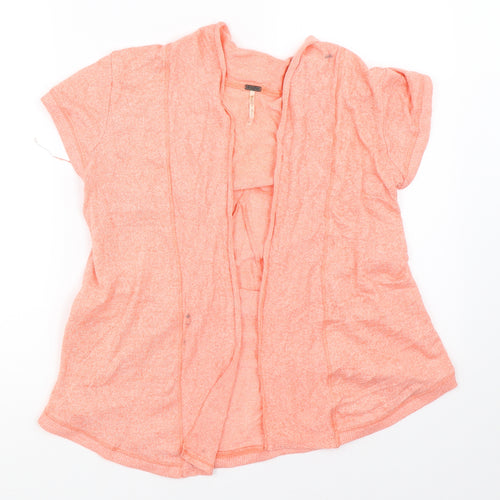 Poof Womens Pink   Cardigan Jumper Size S
