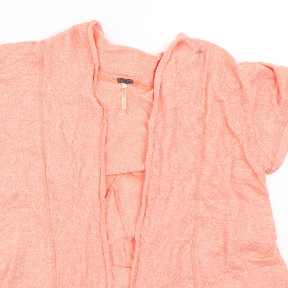 Poof Womens Pink   Cardigan Jumper Size S